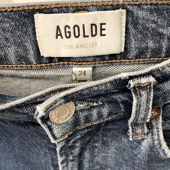 Agolde slim straight denim - Picture 3 of 4